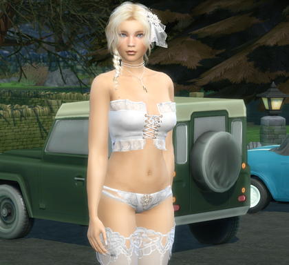 sims4 custom content download girl Willow Miller by Bonita100 Body View