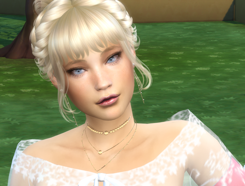 sims custom character download blonde female Willow Miller by Bonita100 Face View