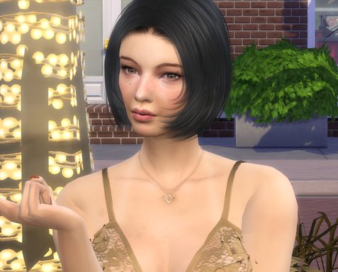 sims 4 custom sim download woman Chiara Ricci by Bonita100 Face View