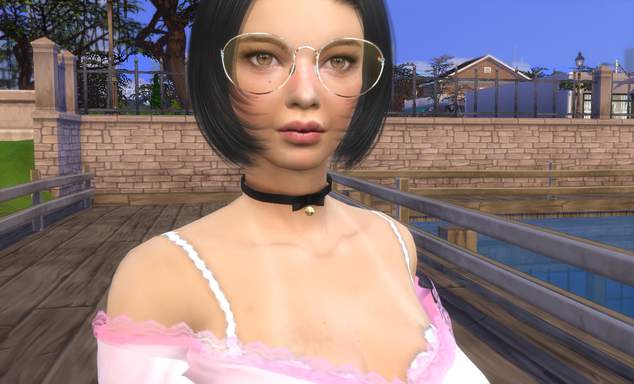 sims game realistic style download woman Chiara Ricci by Bonita100 Face View