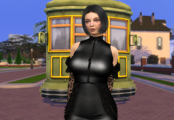 the sims 4 premium cc download brunette female Chiara Ricci by Bonita100 Body View