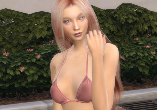 the sims 4 realistic style download girl Milena Darius by Bonita100 Face View