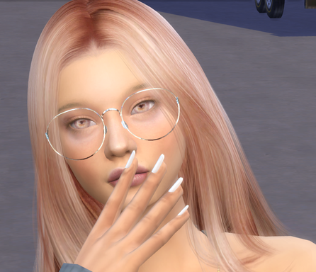 sims4 custom character download girl Milena Darius by Bonita100 Face View