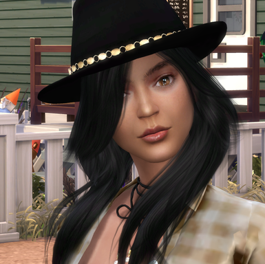 sims game alpha cc style download girl Enola Descheene by Bonita100 Face View