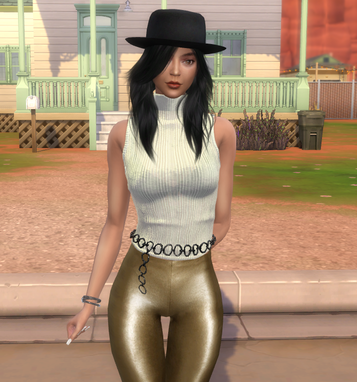 the sims 4 custom character download girl Enola Descheene by Bonita100 Body View