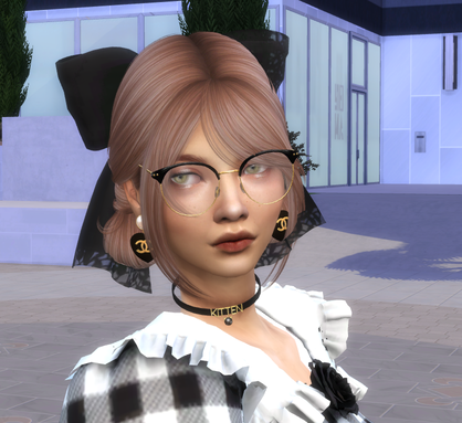 sims game custom sim download girl Hanna Boros by Bonita100 Face View