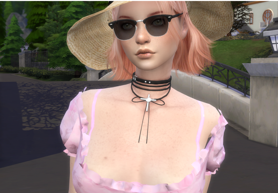 sims4 realistic style download redhead female Doireann McCarthy by Bonita100 Face View