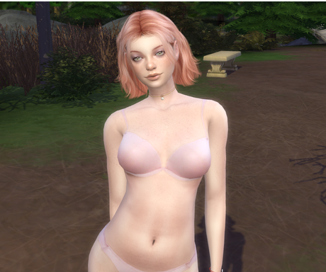 sims game premium cc download redhead female Doireann McCarthy by Bonita100 Body View