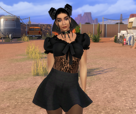 sims custom sim download girl Nailah Gamal by Bonita100 Body View