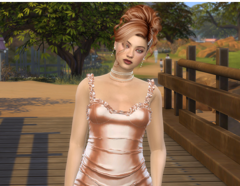 sims4 custom content download redhead female Helga Einarsson by Bonita100 Body View
