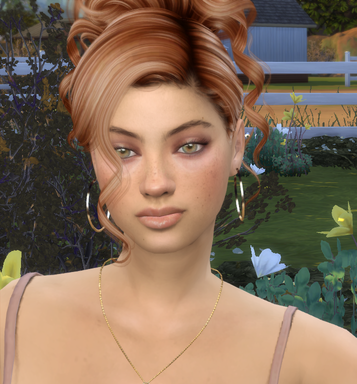 sims game realistic style download girl Helga Einarsson by Bonita100 Face View