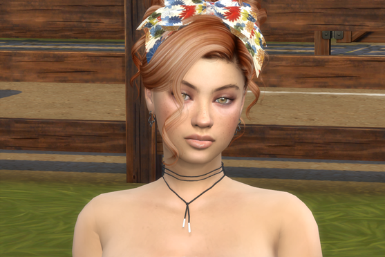 sims4 high detail download girl Helga Einarsson by Bonita100 Face View