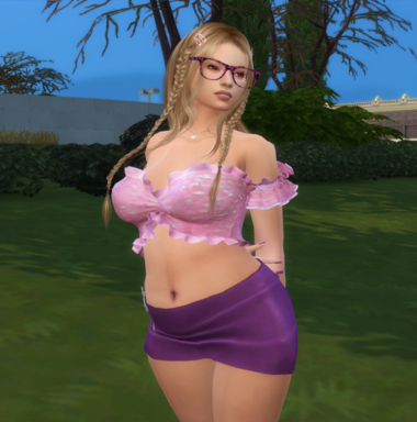 sims custom content download townies female Molly Prescott by Bonita100 Body View