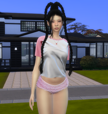 the sims 4 alpha cc style download asian girls female Huiying Yuan by Bonita100 Body View