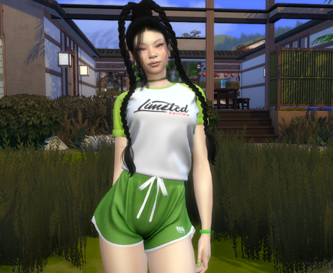 sims cc download asian girls female Huiying Yuan by Bonita100 Body View