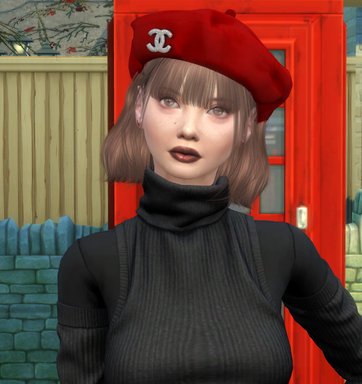 sims premium cc download brown hair female Chloe Monet by Bonita100 Face View