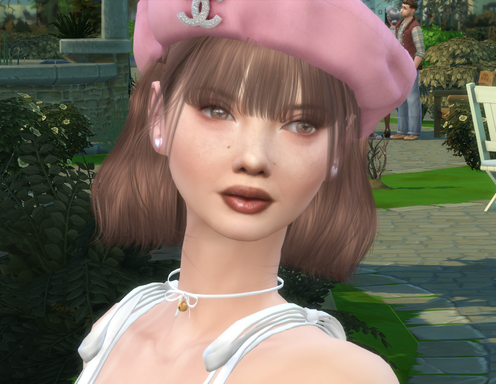 sims4 high detail download brown hair female Chloe Monet by Bonita100 Face View