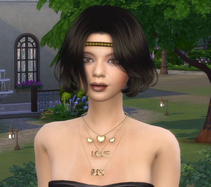 sims premium cc download brunette female Nuria Esteban by Bonita100 Face View