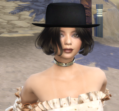 sims4 high detail download brunette female Nuria Esteban by Bonita100 Face View