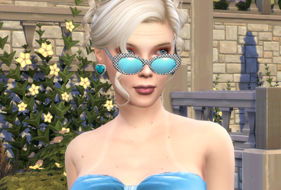 sims 4 custom content download townies female Judith Ward by Bonita100 Face View