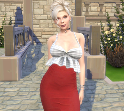 sims4 cc download woman Judith Ward by Bonita100 Body View