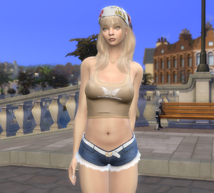 sims cc download girl Polina Novikov by Bonita100 Body View