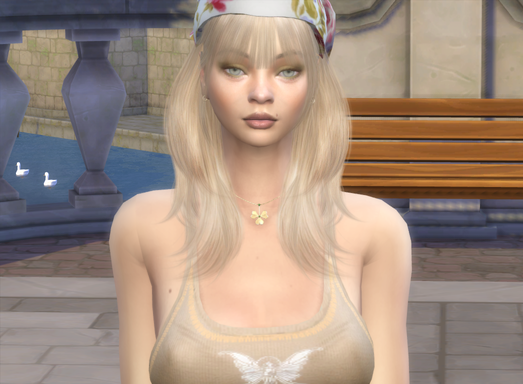 sims game alpha cc download blonde female Polina Novikov by Bonita100 Face View