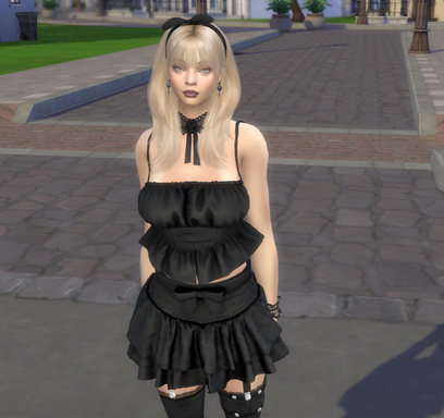 the sims 4 high detail download girl Polina Novikov by Bonita100 Body View