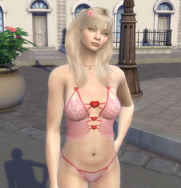 sims game custom character download girl Polina Novikov by Bonita100 Body View