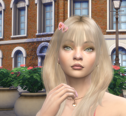 sims 4 custom sim download blonde female Polina Novikov by Bonita100 Face View