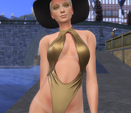 sims4 alpha cc download blonde female Vanda Kovacs by Bonita100 Body View