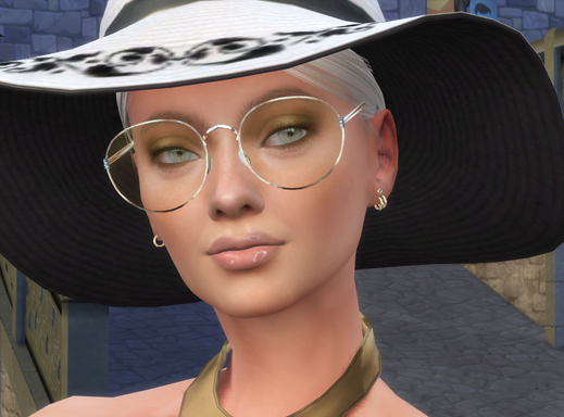 the sims 4 realistic style download woman Vanda Kovacs by Bonita100 Face View