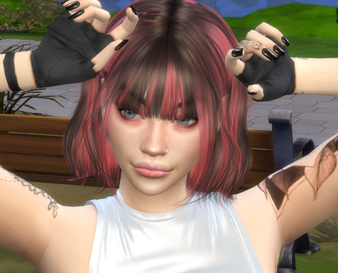 sims custom content download girl Nina Baumann by Bonita100 Face View