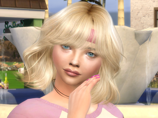 sims 4 premium cc download blonde female Cloe Moritz by Bonita100 Face View