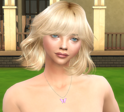the sims 4 custom sim download blonde female Cloe Moritz by Bonita100 Face View