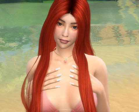 sims 4 alpha cc download redhead female Nikky Figueras by Bonita100 Face View
