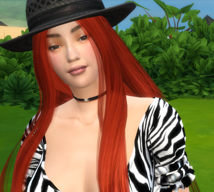 sims game premium cc download dyed-hair female Nikky Figueras by Bonita100 Face View