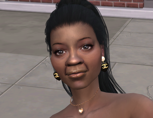 sims4 custom sim download woman Evelyn Thompson by Bonita100 Face View