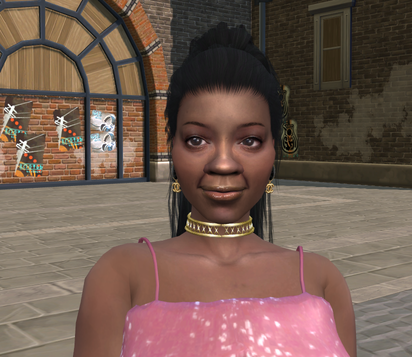 sims 4 realistic style download woman Evelyn Thompson by Bonita100 Face View