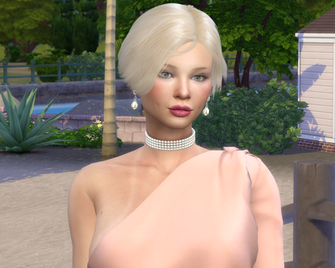 sims game custom sim download woman Christine Robinson by Bonita100 Face View