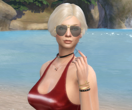 sims4 cc download woman Christine Robinson by Bonita100 Face View