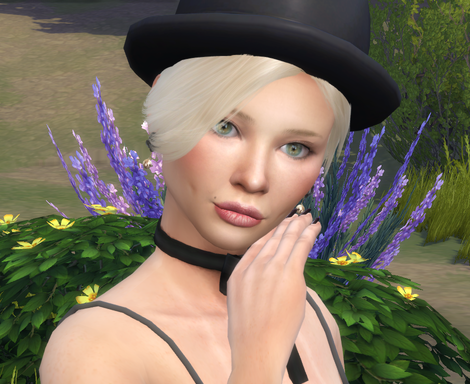 the sims 4 custom character download woman Christine Robinson by Bonita100 Face View