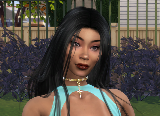 sims4 high detail download brunette female Isabella Rodriguez by Bonita100 Face View