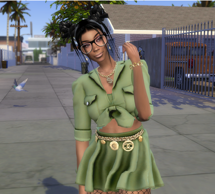 sims realistic style download girl Isabella Rodriguez by Bonita100 Body View