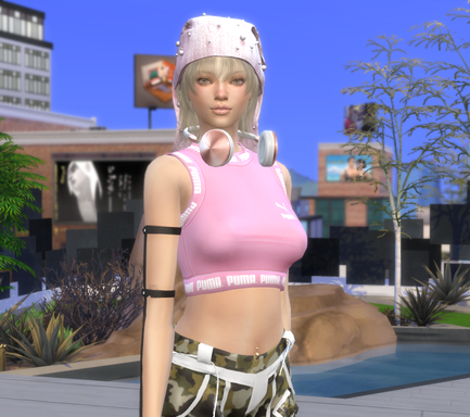 sims high detail download blonde female Ava Wilson by Bonita100 Body View