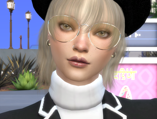 sims 4 realistic style download girl Ava Wilson by Bonita100 Face View