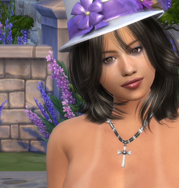 sims4 custom character download townies female Eva Capricciosa by Bonita100 Face View