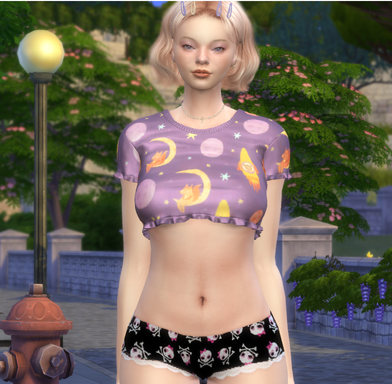 sims4 high detail download blonde female Ida Klein by Bonita100 Body View