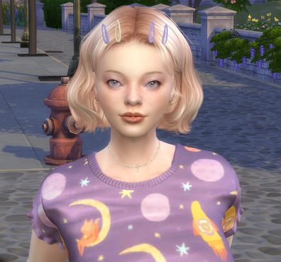 the sims 4 premium cc download girl Ida Klein by Bonita100 Face View