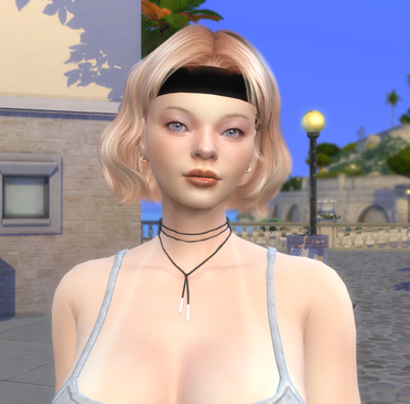 sims game custom sim download girl Ida Klein by Bonita100 Face View